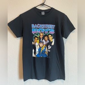 Vintage Inspired 90s Y2K Backstreet Boys Graphic Tee size Small